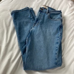 Vibrant denim jeans